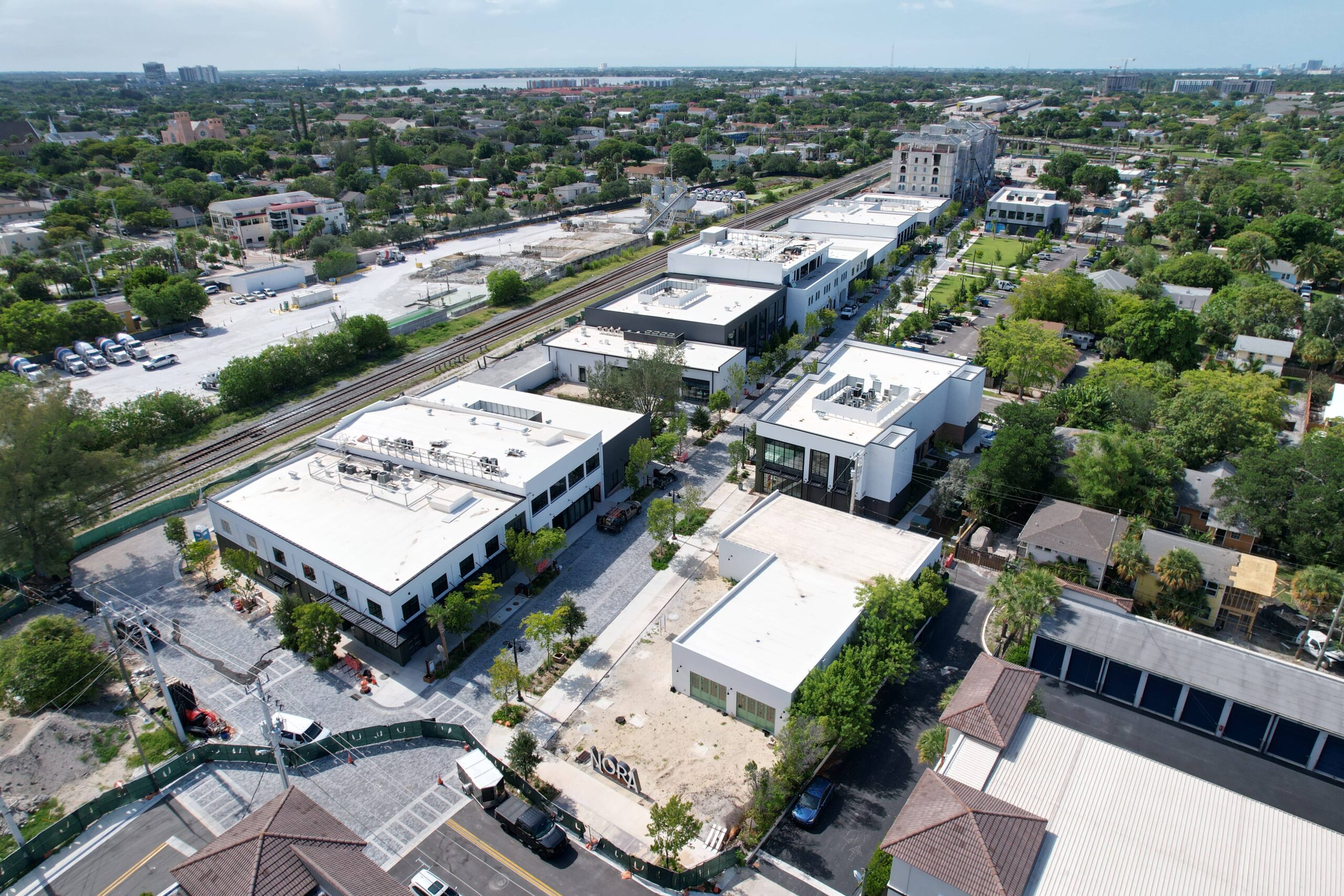 Birdseye view of NORA District set to open in September